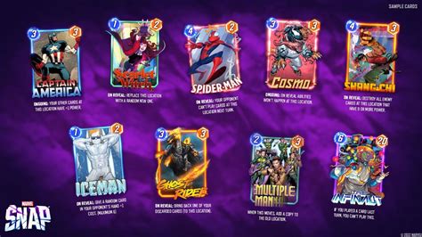 marvel snap card checklist